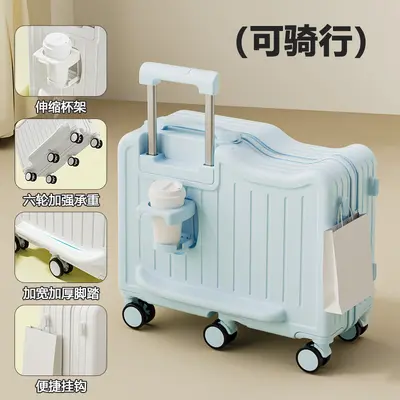 Children's Ride-On Suitcase, 6 Wheels, Combination Lock - 8