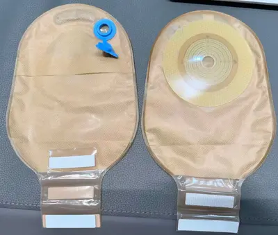 OEM tek parça stoma torbası, sızdırmaz, cırt cırtlı, gaz tahliyeli - 7