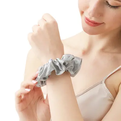 Mulberry Silk Hair Tie, Solid Color, Korean Style