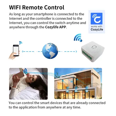 Cozylife WIFI Switch Smart Switch APP Remote Control Voice Alexa Cross-border Home Electrical