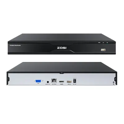 POE NVR video kaydedici, 8/16/32 kanallı, çift disk - 8