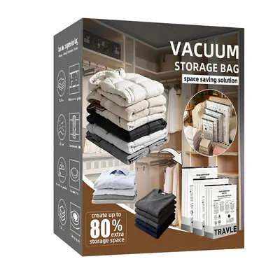 Vacuum Storage Compression Bags for Down Jackets and Quilts, with Air Pump - 8