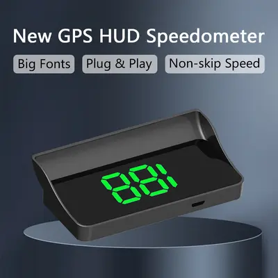 W1 Weiying yeni araba hud head-up display GPS hız göstergesi KMH/MPH sınır ötesi