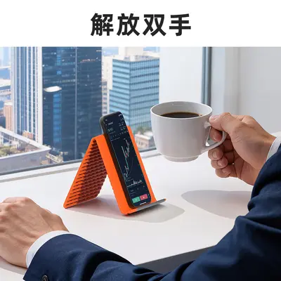 Phone Stand Silicone Desktop Tablet Laptop Stand Creative Flexible Foldable Transformable Lazy Person Travel Anti-Shake Bracket