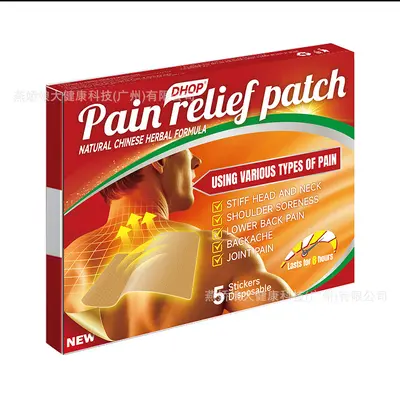 Cross-border foreign trade cervical and lumbar spine patches, joint patches, fever external-use muscle and bone pain relief patches, muscle relaxing and pain relieving activating patches