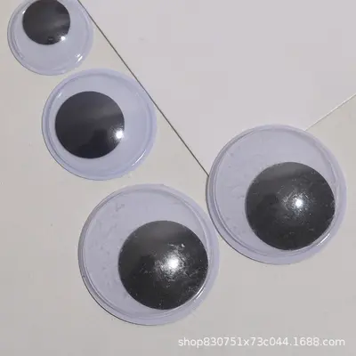 DIY Adhesive Plastic Eye Stickers, Kindergarten Craft Activity Supplies