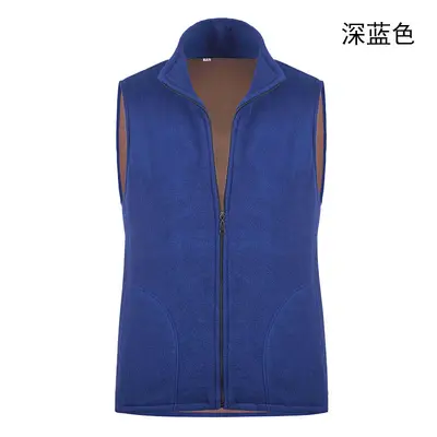 Thickened Fleece-Lined Vest, Plus Size, Warm Workwear - 12