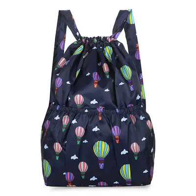 Large Lightweight Foldable Drawstring Backpack for Outdoor and Shopping - 13