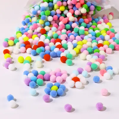 Kinder-Pompon-Klebebild-Lernspielzeug-Set - 5