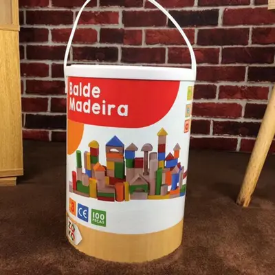 Wooden Particle Assembly Building Blocks, Educational Toy for Baby Boys - 2