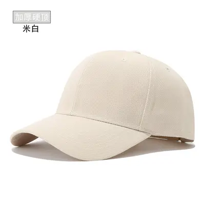 Steife Baseballkappe mit geradem Schirm, Polyester, modische Kappe, Amazon Bestseller, Uni-Farbe, bedrucktes Logo. - 11