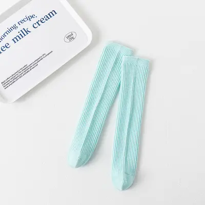 Çocuk A sınıfı pamuklu çorap, çift iğne, şeker renkli, orta boy - 7