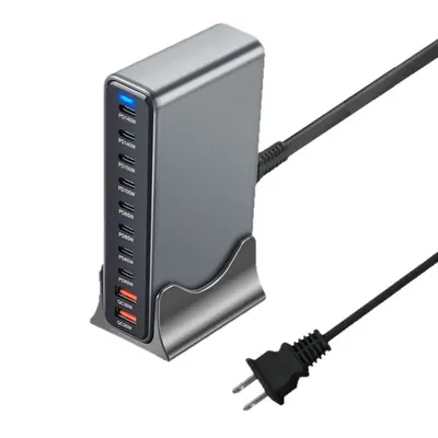 Sınır Ötesi Bestseller 800W Nitrid Galyum Süper Hızlı Şarj Cihazı Telefon Bilgisayar Çok Fonksiyonlu Şarj Aleti USB Masaüstü Şarj İstasyonu