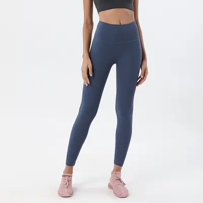 Kadın Elmas Çift Yüzlü Yoga Pantolonu, Çıplak His, Yüksek Bel, Kalça Kaldırıcı - 11