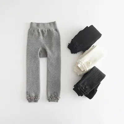 Girls' Thick Autumn Winter Warm Leggings, Children's Tights
