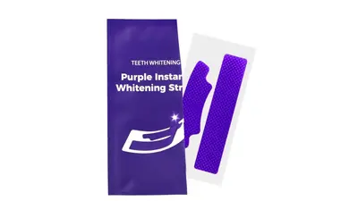 Purple Essence Teeth Whitening Strips Set, Removes Yellowing and Tartar - 7