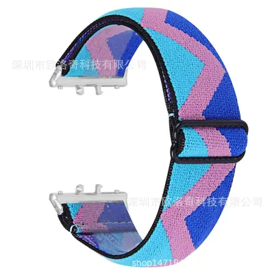 Adjustable Nylon Woven Strap for Samsung Galaxy Fit3, Model SM-R390 - 7