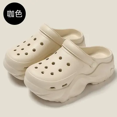 Women's Cartoon Hole Slippers, EVA, Non-Slip Thick Sole, Summer 2025 - 7