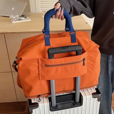 Yüksek Kapasiteli Seyahat Çantası Kadın Kısa Mesafe İş Seyahati Bagaj Çantası Erkek Hafif Taşınabilir El Çantası Spor Fitness Çantası Doğum Çantası Saklama Çantası