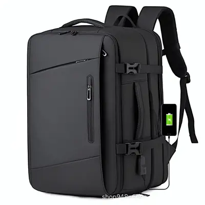 Expandable Business Backpack for Men, Large Capacity Travel - 7