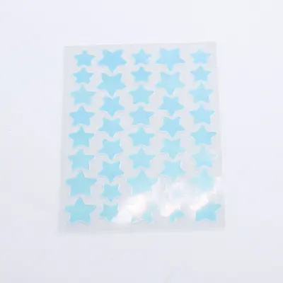 Cross-border bestselling colorful glitter acne patches, 40 pieces, glitter stars, dazzling laser makeup, PE acne concealer patches. - 12