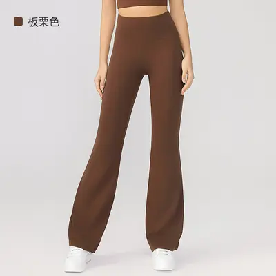 Women's High-Waist Seamless Flared Yoga Pants, Butt-Lifting - 6