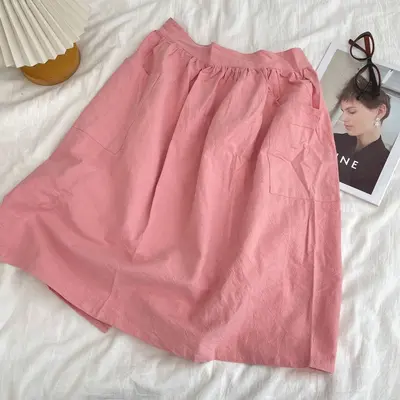 Pure Cotton Adult Half Apron, Oil-Resistant, with Ties, bj412272