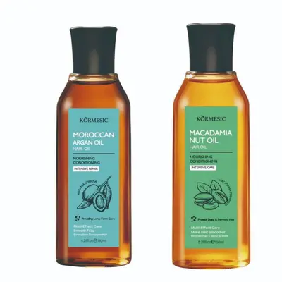 KORMESIC Bitkisel Argan Yağlı Saç Bakım Yağı Nemlendirici ve Hacim Veren - 5