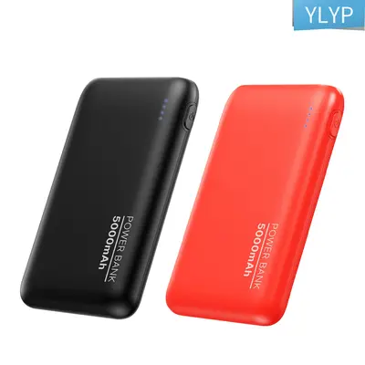 YLYP 2'li set ultra ince 5000mAh mini cep powerbank, taşınabilir şarj cihazı - 11