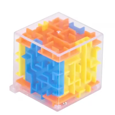3D Rolling Bead Maze Cube, Early Education Puzzle Toy for Children - 6