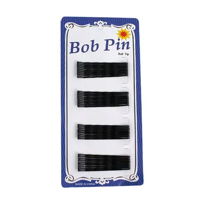 Blaugrüne Karte kleine schwarze Haarspange Stahlrahmen Haarspange gewellte Haarspange unsichtbare Haarspange für Frauen BB-Clip Haarstyler Haaraccessoires