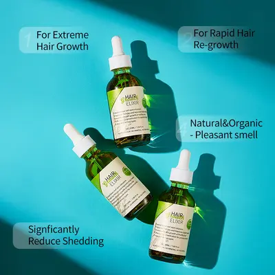 Kräuter-Haarwuchsöl, Kopfhautpflege und Anti-Haarausfall-Serum - 4