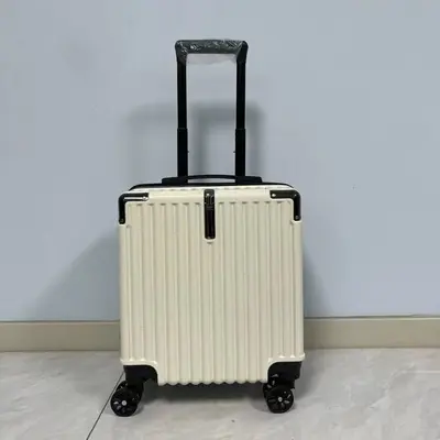18 Inch Suitcase with Adjustable Wheels and Combination Lock - 3