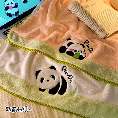 Coral Fleece Handtuch Set tragbar Bademantel