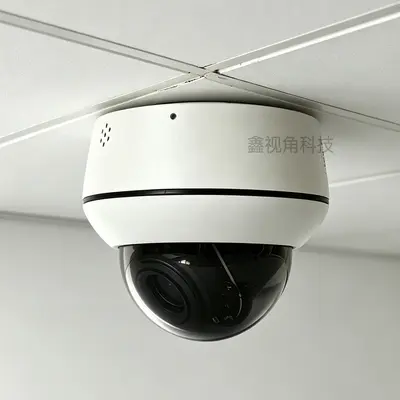 有线360度PTZ旋转云台变焦球机半球网络摄像头500万像素POE供电 - 7