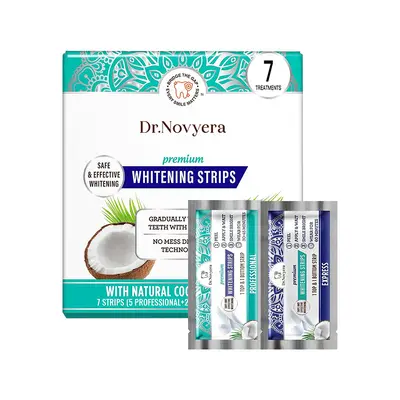 Coconut Oil Teeth Whitening Strips for Dental Care - 6