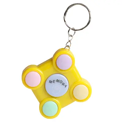 Memory Cube Game Keychain with Lights and Sound, Hand-Eye Training - 6