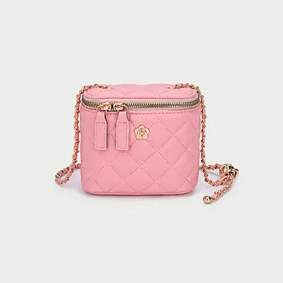 Women's Mini Bag Camellia Rhombus Pattern Chain Small Crossbody 2025 - 12