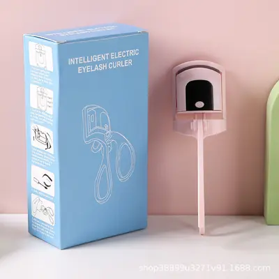 Rechargeable Heated Electric Eyelash Curler with LCD Temperature Display