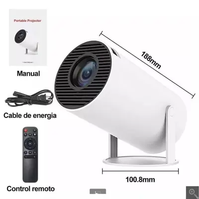 2026 Grenzüberschreitender HY300 E-Commerce-Bestseller Projektoren Bildschirmspiegelung Heimkino Outdoor Mini tragbar Handy-Projektor