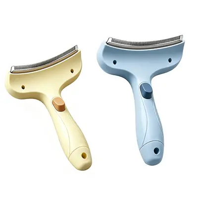 Pet Undercoat Rake Comb for Cats and Dogs, Shedding Grooming Brush
