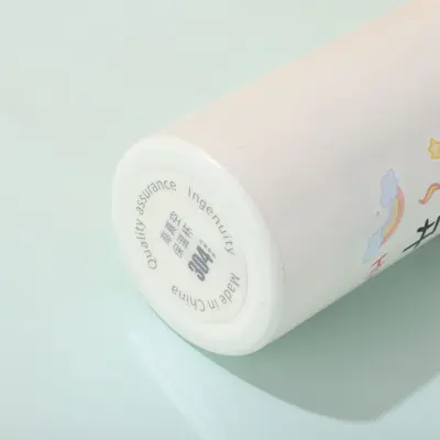 Cartoon Bouncing Thermos Cup Mini Small Capacity Children's Straw Cup - 4
