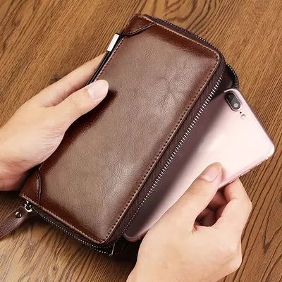 Men's Multifunctional Business Long Clutch Wallet - 3