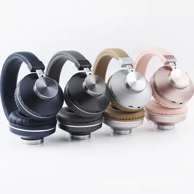 Metal Kafa Bantlı Bluetooth Kulaklık, Mikrofonlu, Kablosuz, Uzun Pil Ömürlü