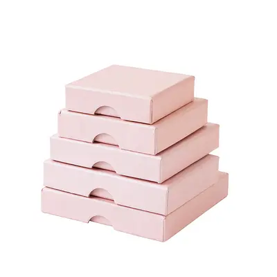Factory Direct In-Stock Cross-Border Supply Amazon Heaven and Earth Cover Jewelry Packaging Box for Rings Necklaces Earrings