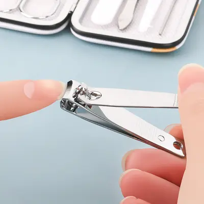 7-Piece Cartoon-Print Nail Scissors Set