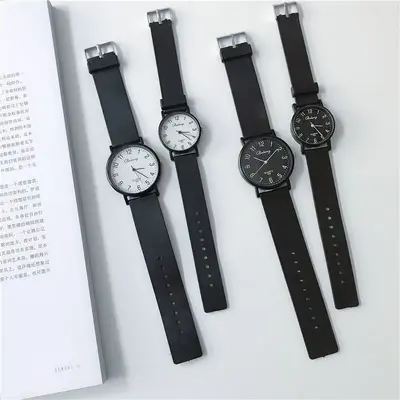 手表女学生韩版简约初中ins情侣手表生活防水户外运动石英表