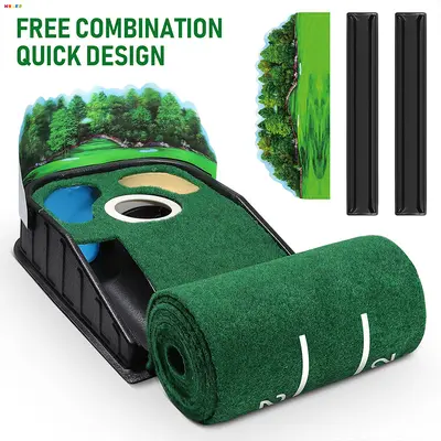 Golf Putting Practice Mat for Indoor and Outdoor Training