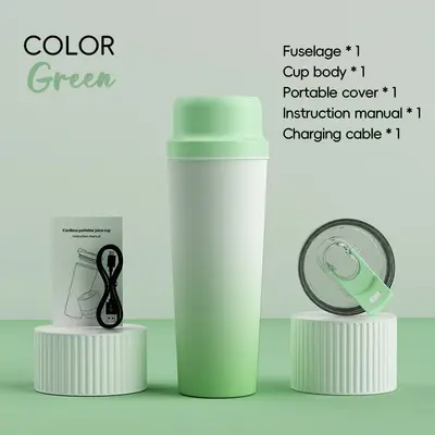 Electric portable mini juicer cup, wireless - 9