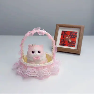Handmade Kitten Figurine Stress Relief Toy - 6